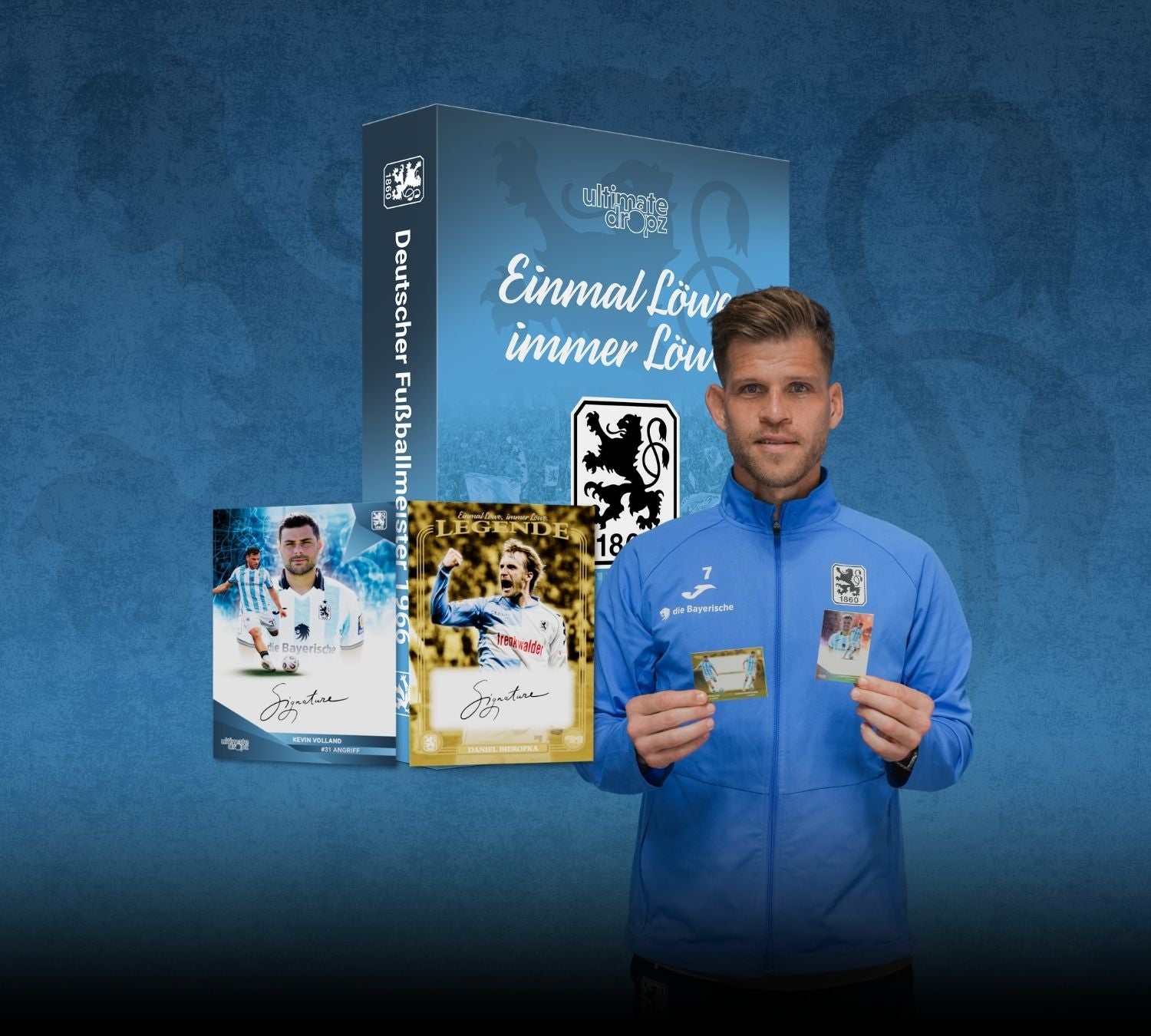 TSV 1860 München trading card box - Einmal Löwe, immer Löwe